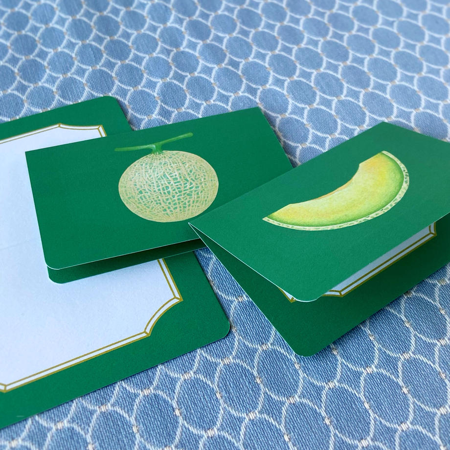 ア・ラ・カル堂 果物ミニレターセット メロン