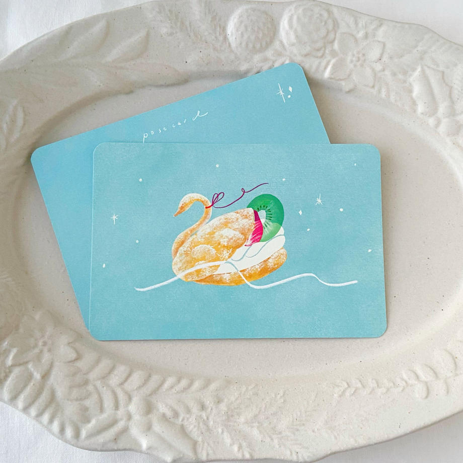 ア・ラ・カル堂 ポストカード スワンシュー