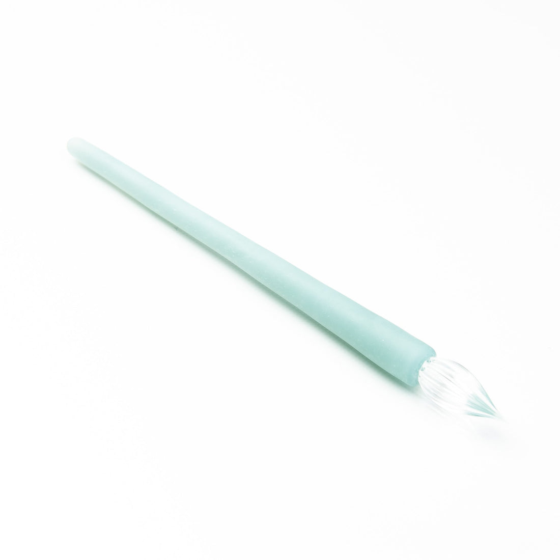 きのうのこと。 ガラスペン ろうそく。 グレーグリーン