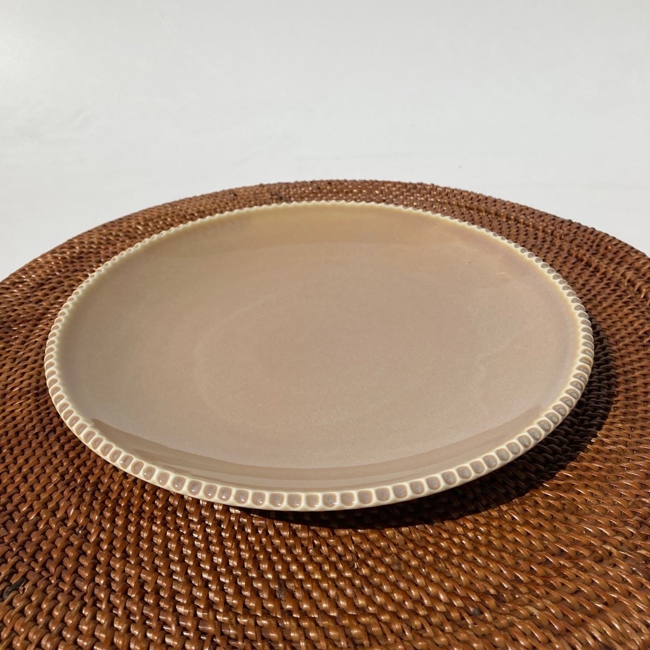 江口製陶所 Classical Color いげ皿 Lsize ベージュ