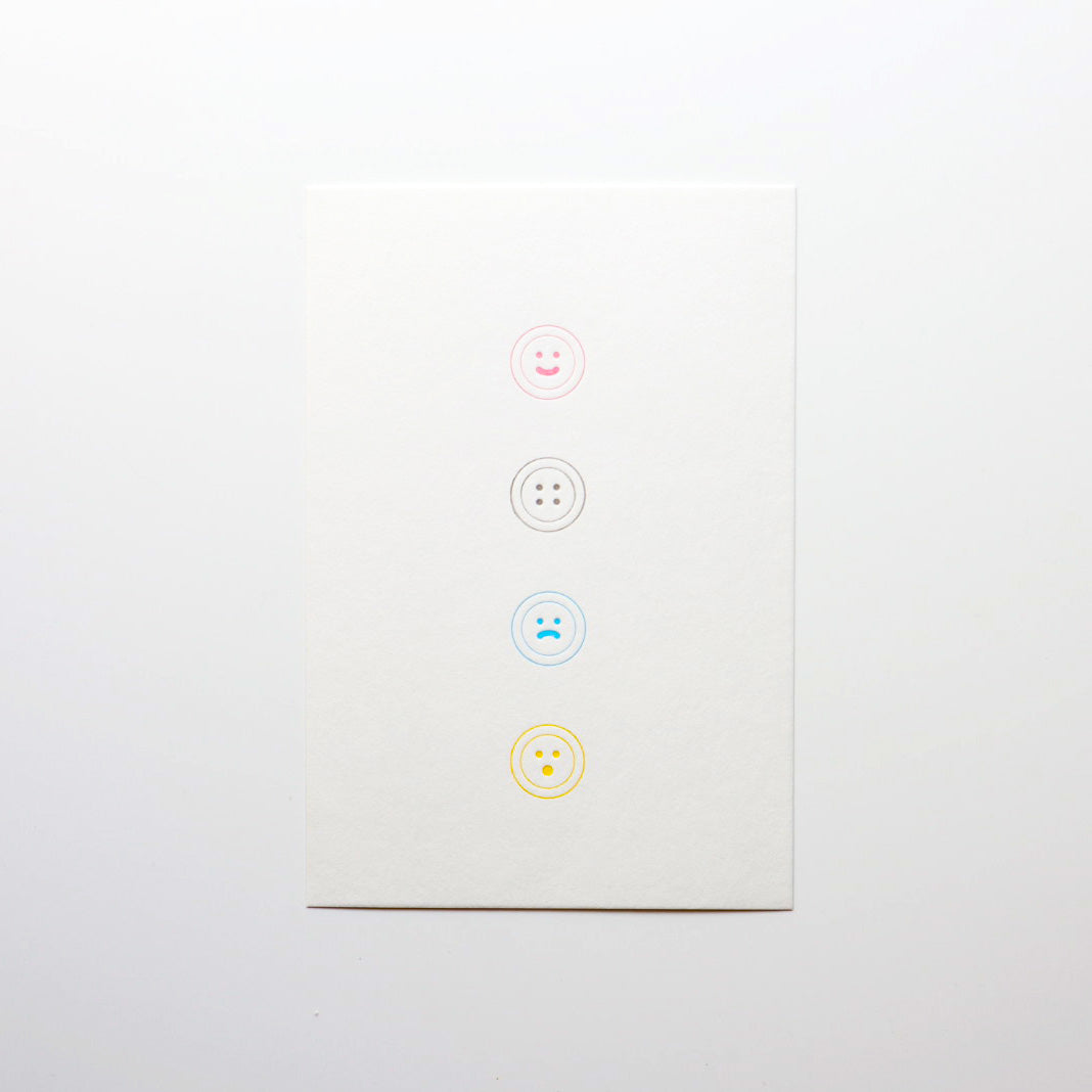 りてん堂 ポストカード ボタン