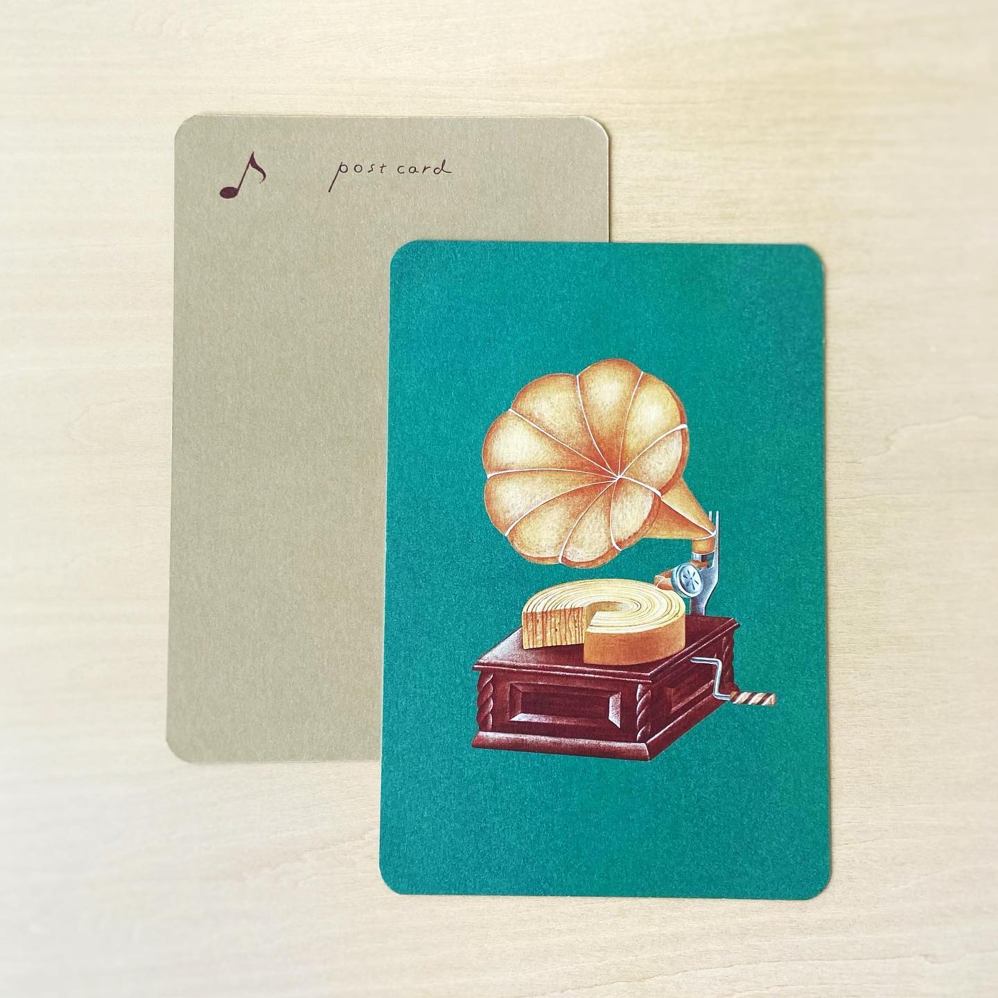 ア・ラ・カル堂 ポストカード 蓄音器