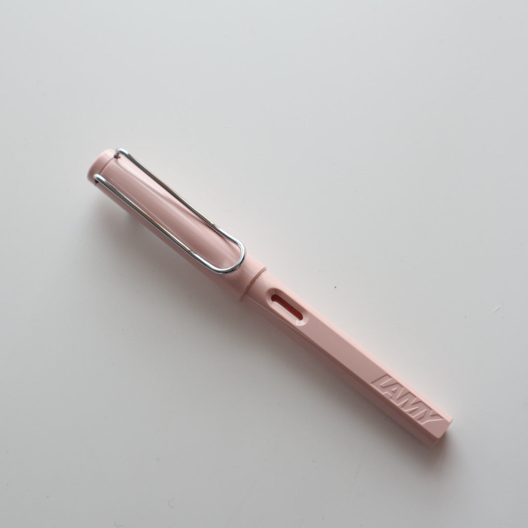 【限定品】LAMY(ラミー) 万年筆 サファリ パステルパウダーローズ 極細字/細字/中字