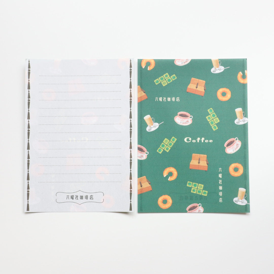 forme.(フォルム) 夢ミル京都喫茶巡り レターセット 六曜社珈琲店