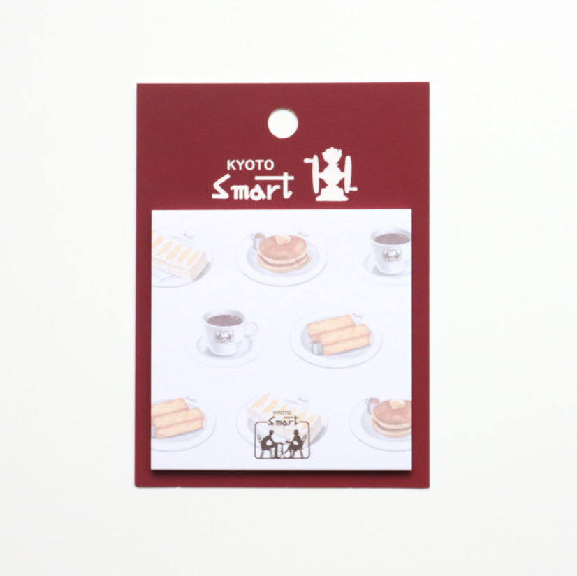 forme.(フォルム) 夢ミル京都喫茶巡り スクエア付箋 スマート珈琲店