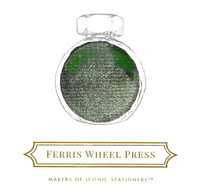 FERRIS WHEEL PRESS(フェリスホイールプレス) インク 38ml Curious Collaborations ムーンリット ジェイド【ラメ入り】