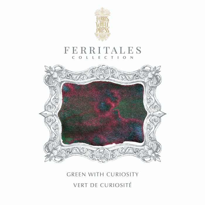 FERRIS WHEEL PRESS(フェリスホイールプレス) インク 20ml FERRITALES グリーン ウィズ キュリオス【ラメ入り】