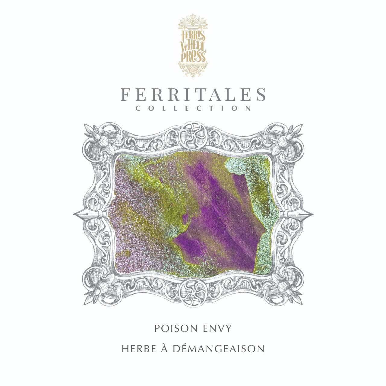FERRIS WHEEL PRESS(フェリスホイールプレス) インク 20ml FERRITALES ポイズンエンビー【ラメ入り】