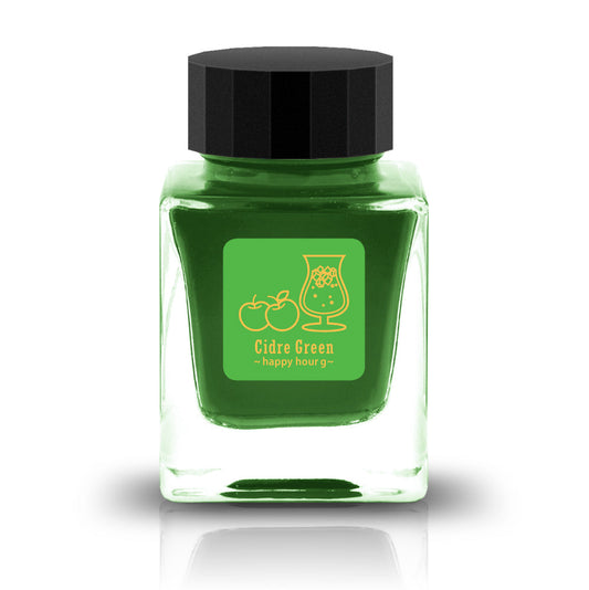 【期間限定】【お取り寄せ品】Tono&Lims(トノアンドリムズ) インク30ml Exchange 平山萬年堂 Cidre Green【ラメ入り】【香り付き】