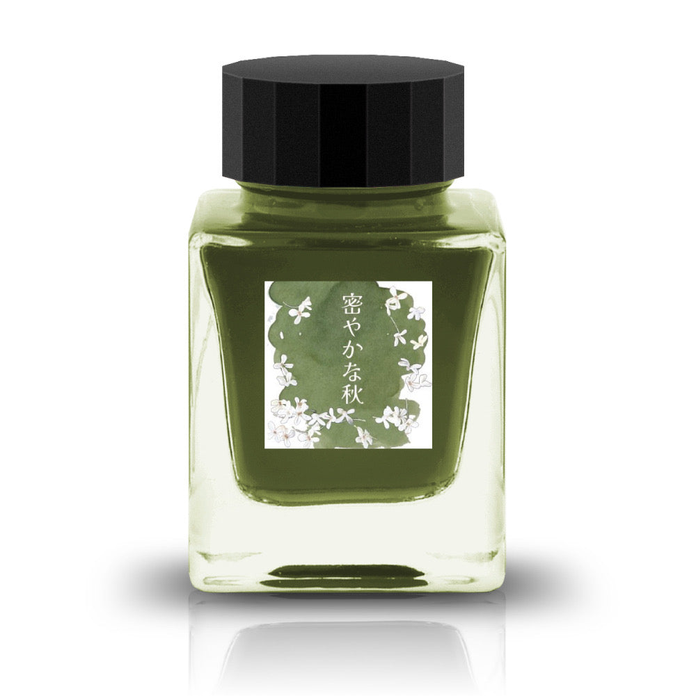 【期間限定】【お取り寄せ品】Tono&Lims(トノアンドリムズ) インク30ml Exchange ツバキ舎 密やかな秋【ラメ入り】