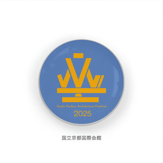 京都モダン建築祭 建築アイコンピンバッチ 国立京都国際会館