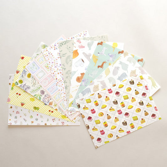 TOMOKO SHINOZUKA(トモコ シノヅカ) Little paper stack A5 design paper