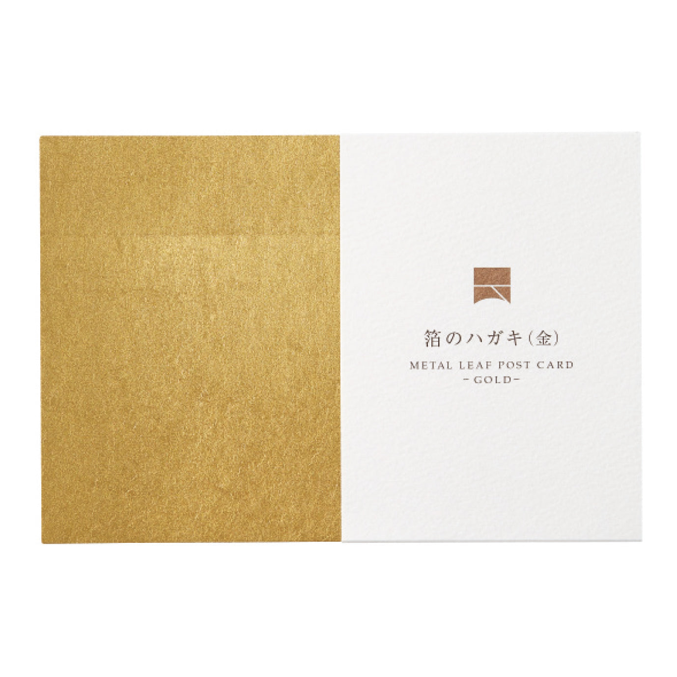 歴清社 箔のハガキ 金