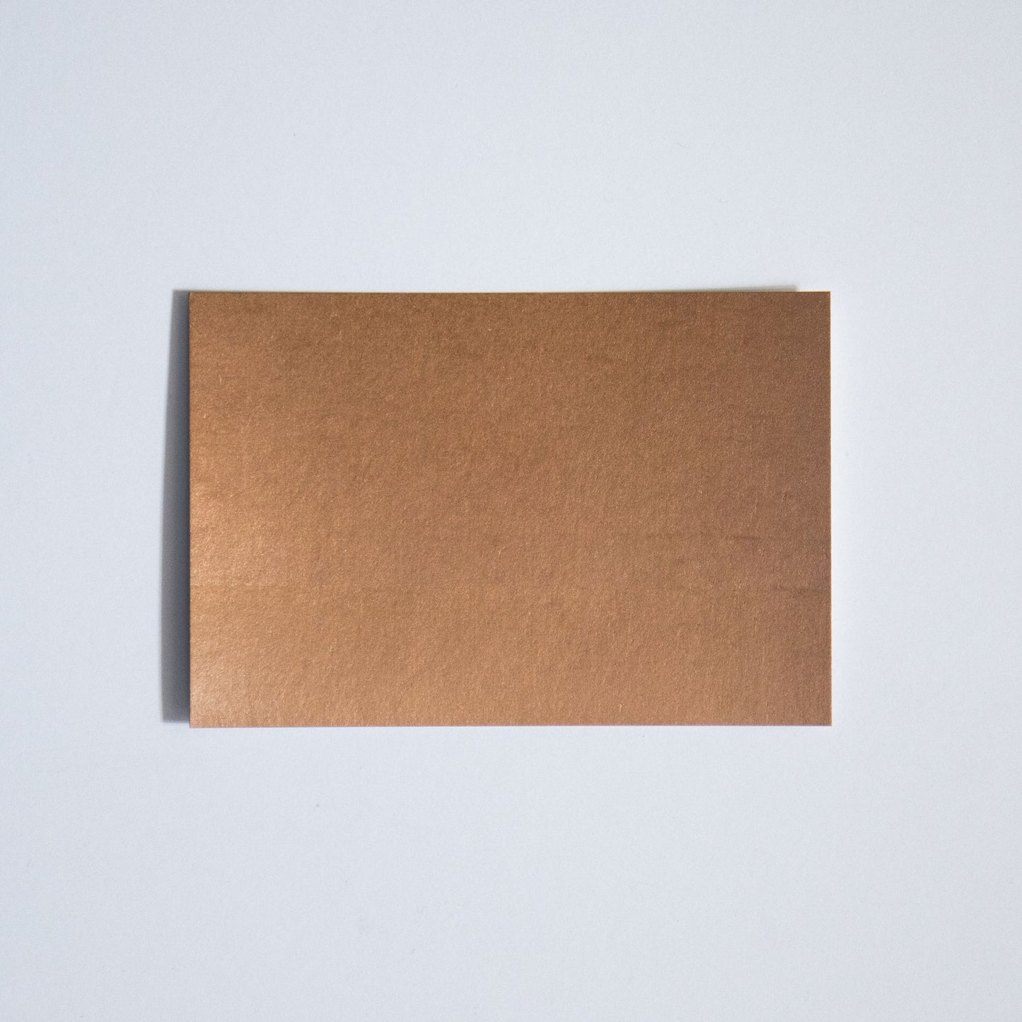 歴清社 箔のハガキ 銅