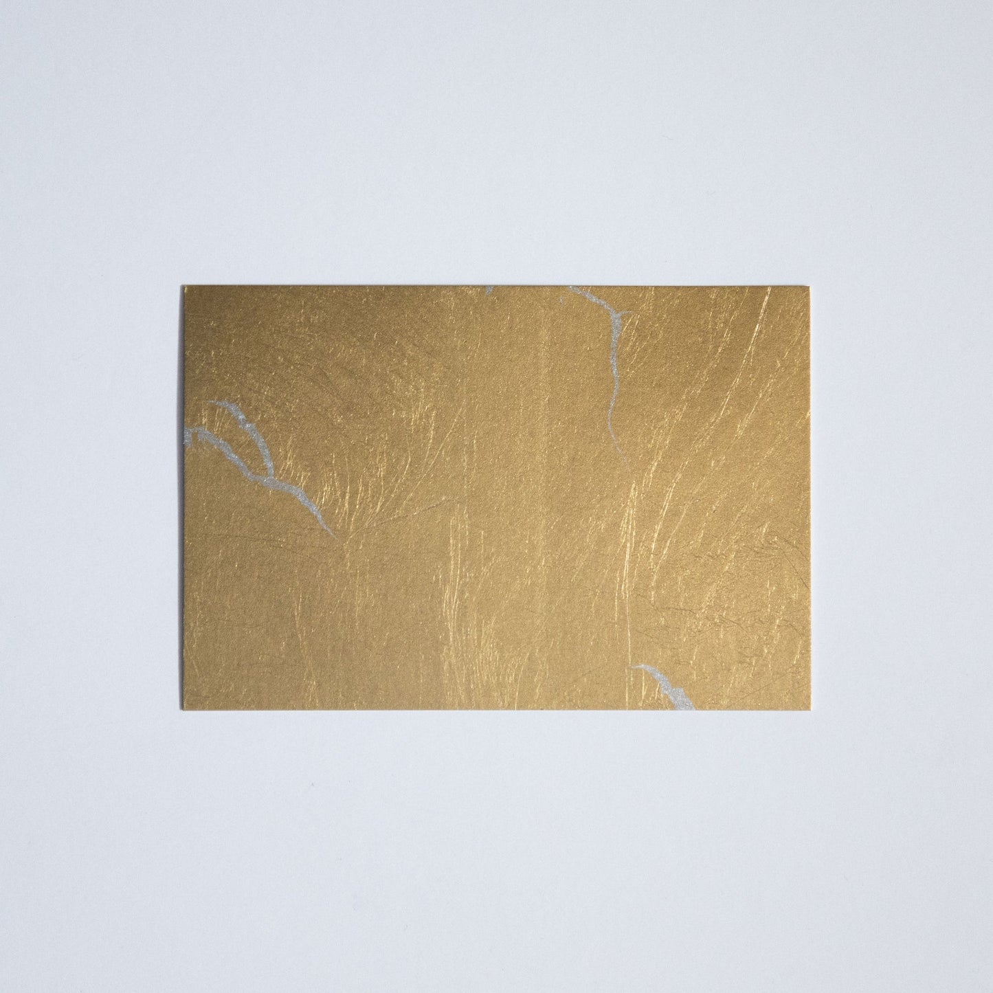 歴清社 箔のハガキ かざり金