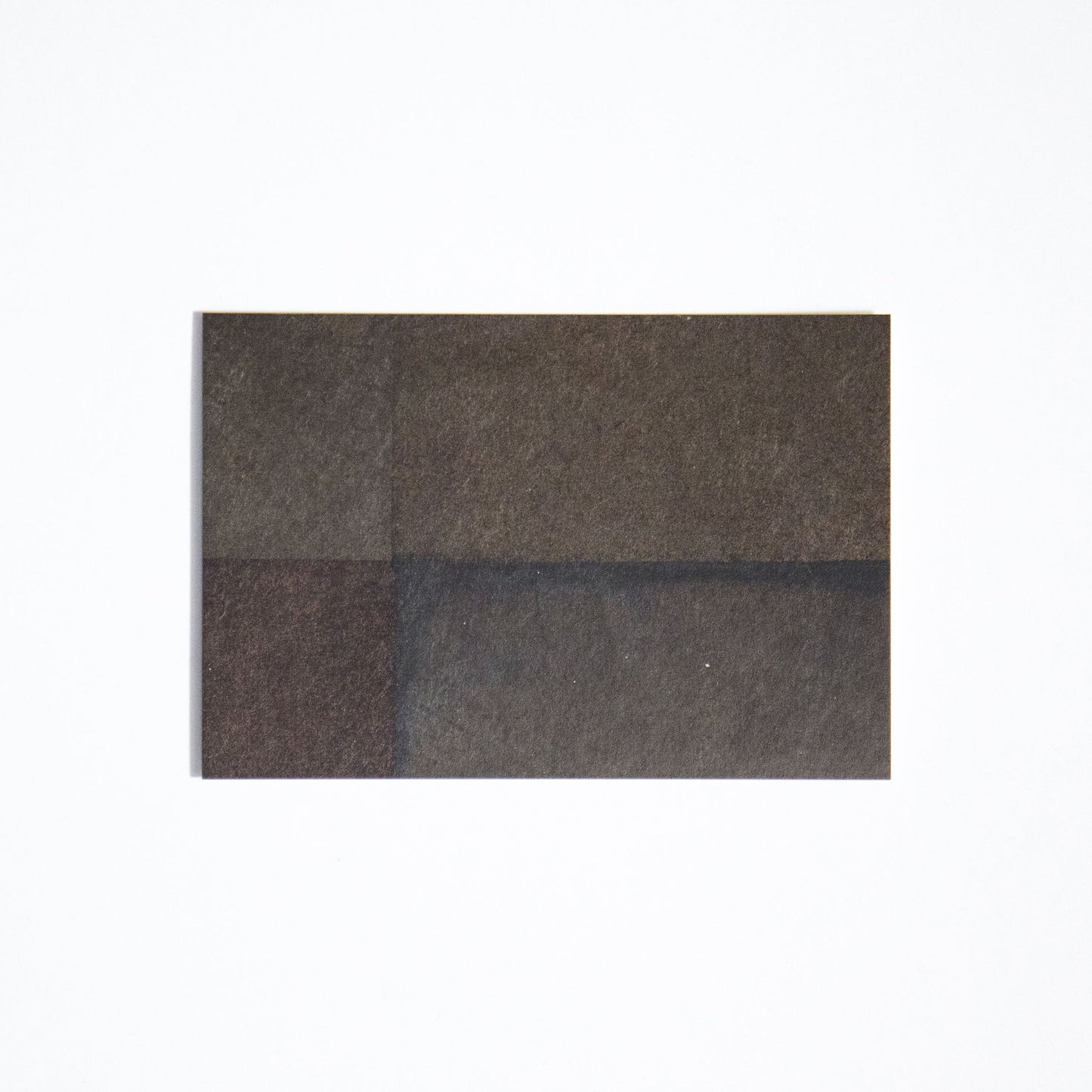 歴清社 箔のハガキ 黒貝