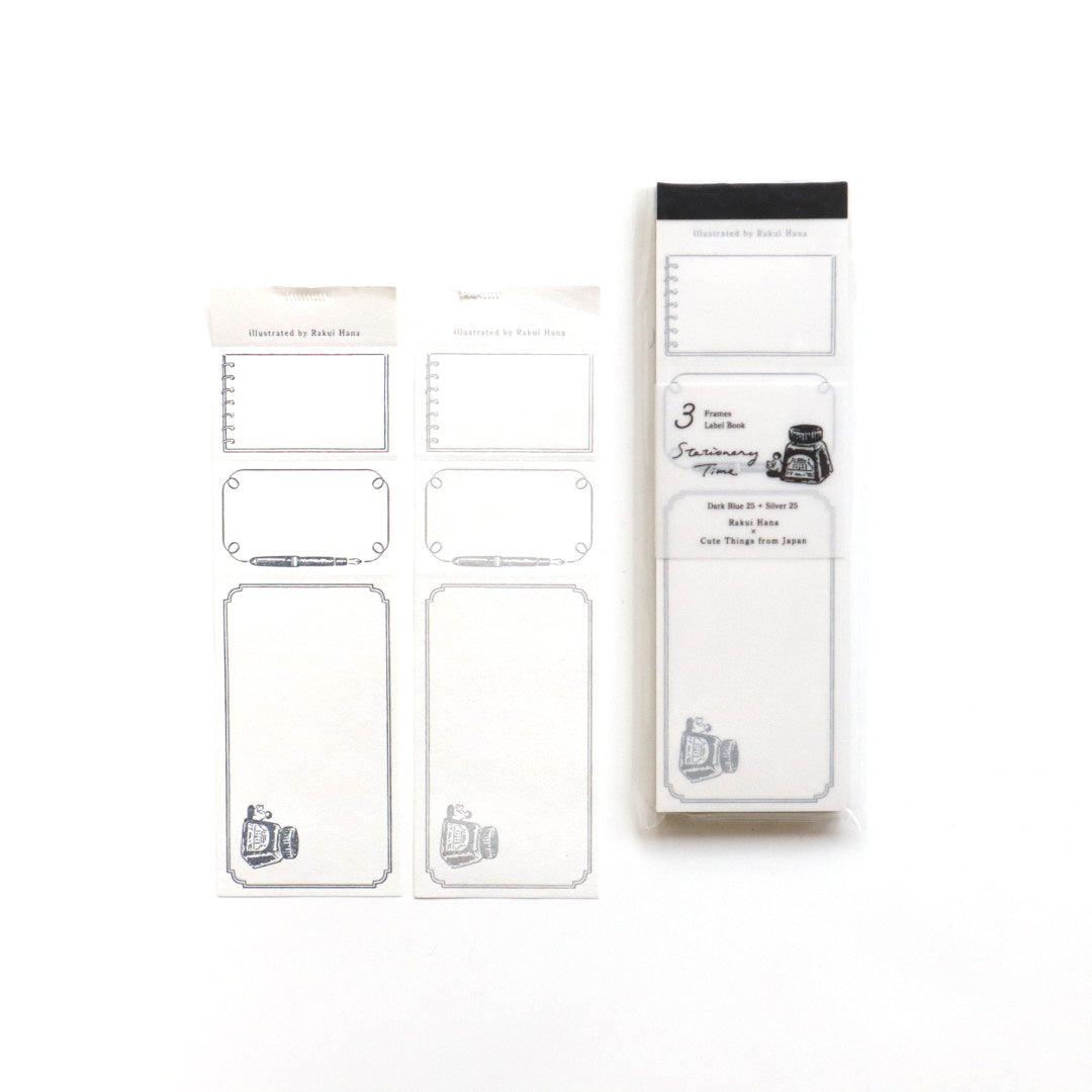 大枝活版室 Cute Things from Japan コラボ Label book  Stationery time