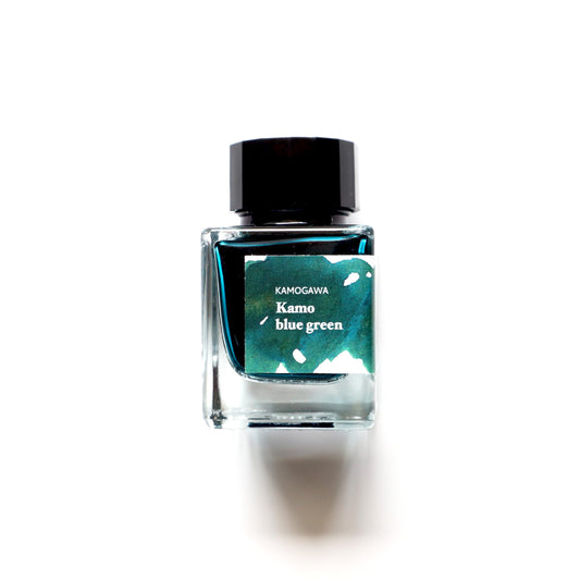 forme.(フォルム) 筆屋-ぺんや- インク 30ml KAMOGAWA KAMO blue green