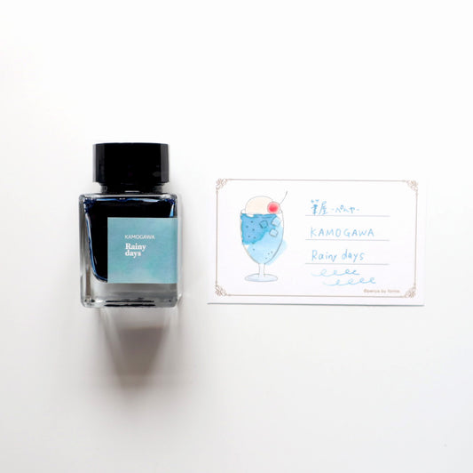 forme.(フォルム) 筆屋-ぺんや- インク 30ml KAMOGAWA Rainydays