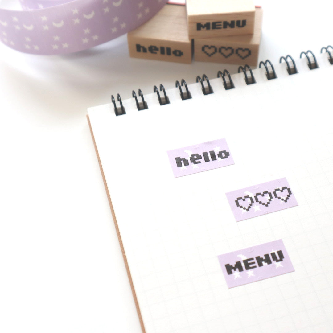 forme.(フォルム) ラベラーロールシール pixel yozora パープル