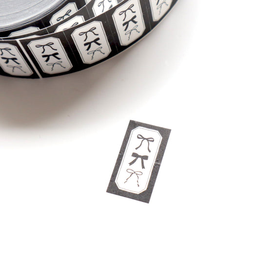 forme.(フォルム) ラベラーシール ribbons モノクロ