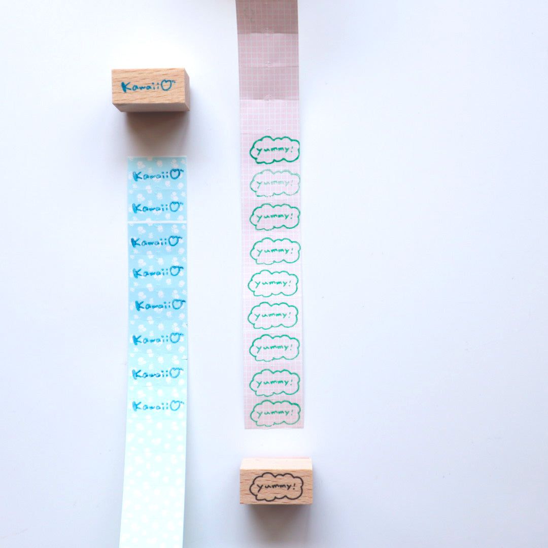 forme.(フォルム) ラベラーシール yuru grid ベイビーピンク