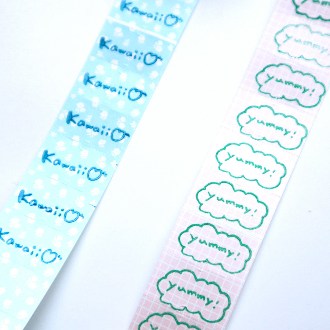 forme.(フォルム) ラベラーシール yuru grid ベイビーピンク