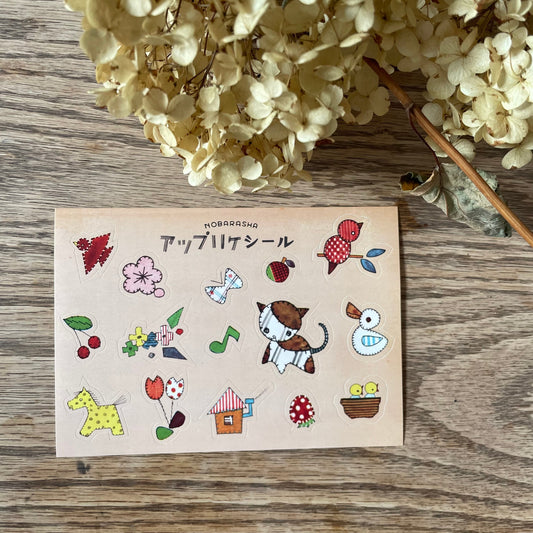 野ばら社 アップリケシール1