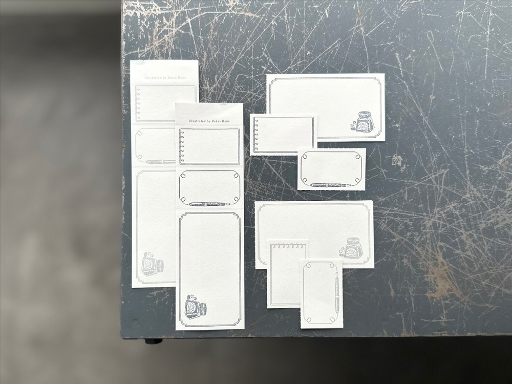 大枝活版室 Cute Things from Japan コラボ Label book  Stationery time