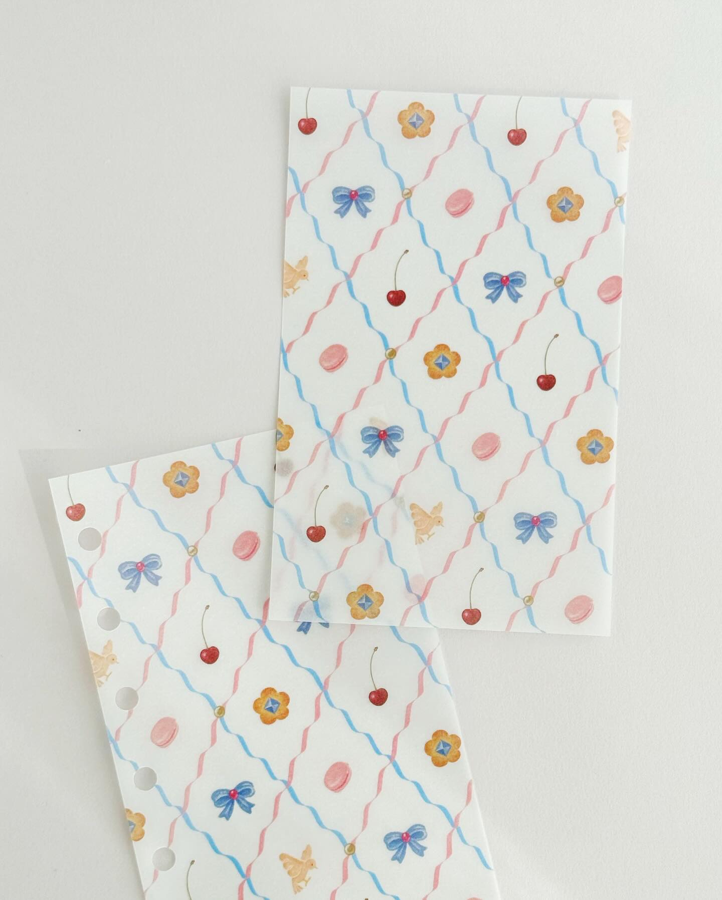 ア･ラ･カル堂 M6リフィルメモ トレーシングペーパー リボン