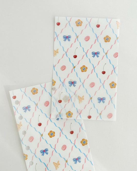 ア･ラ･カル堂 M6リフィルメモ トレーシングペーパー リボン