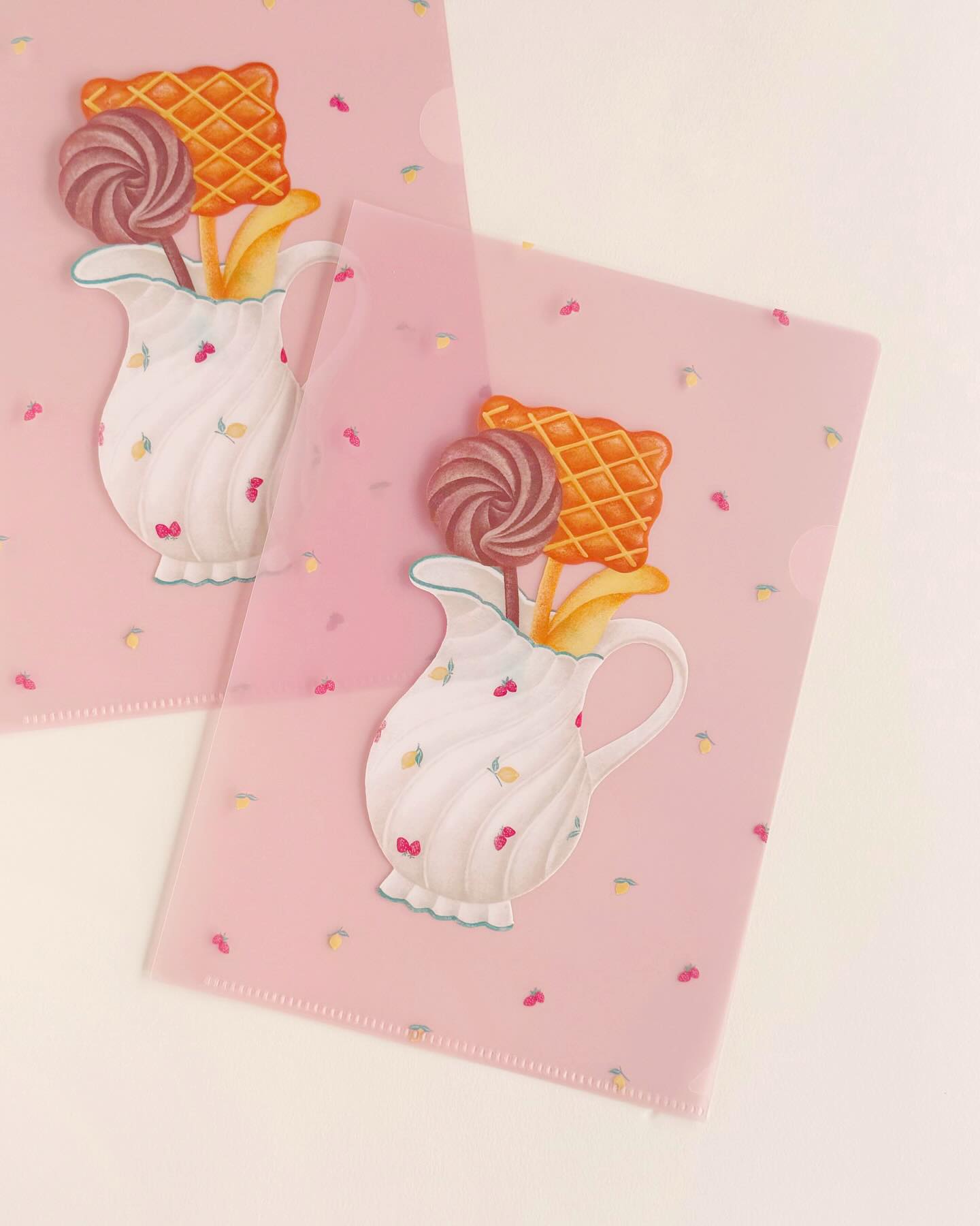 ア･ラ･カル堂 A5クリアファイル クッキーフルーツ