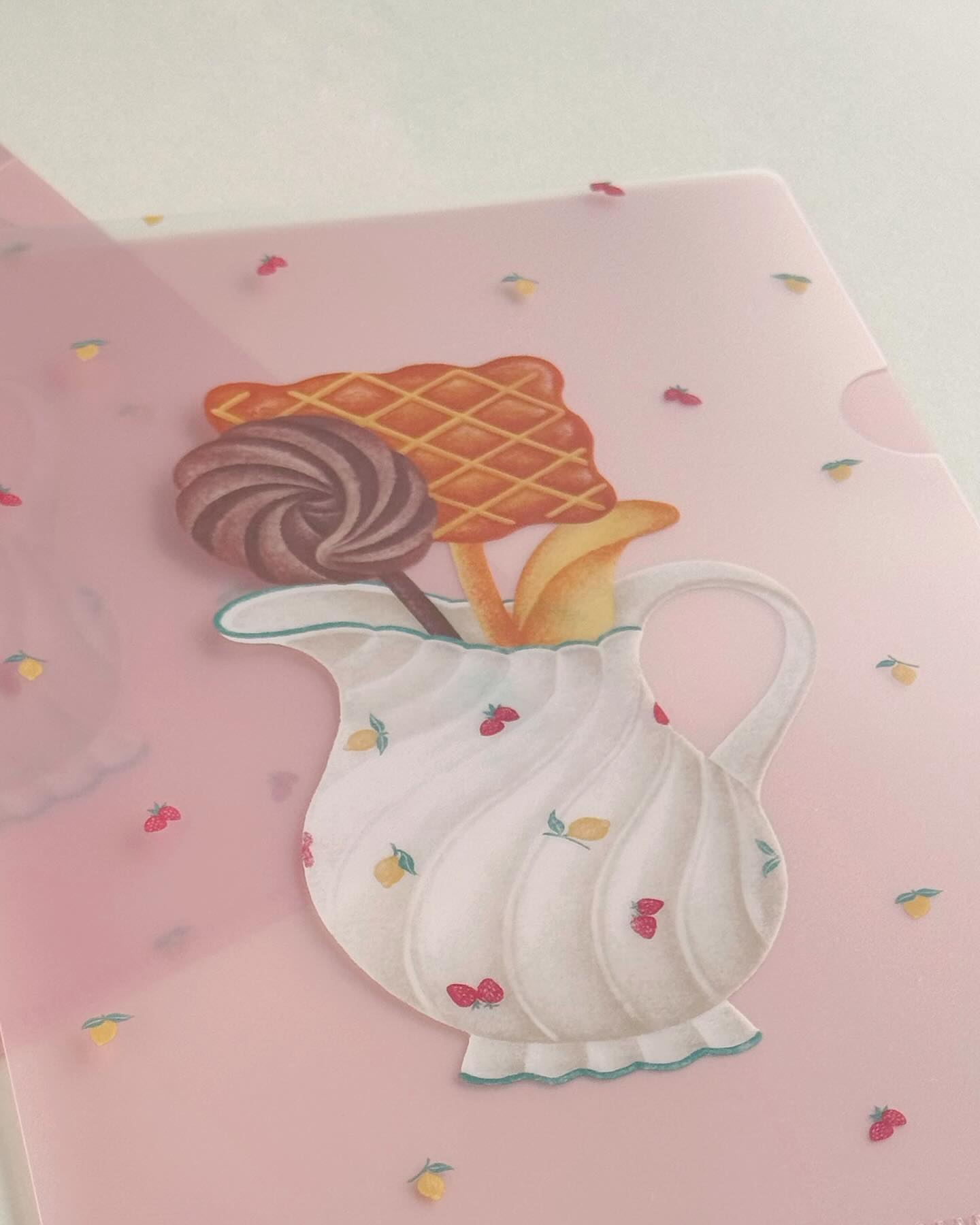 ア･ラ･カル堂 A5クリアファイル クッキーフルーツ