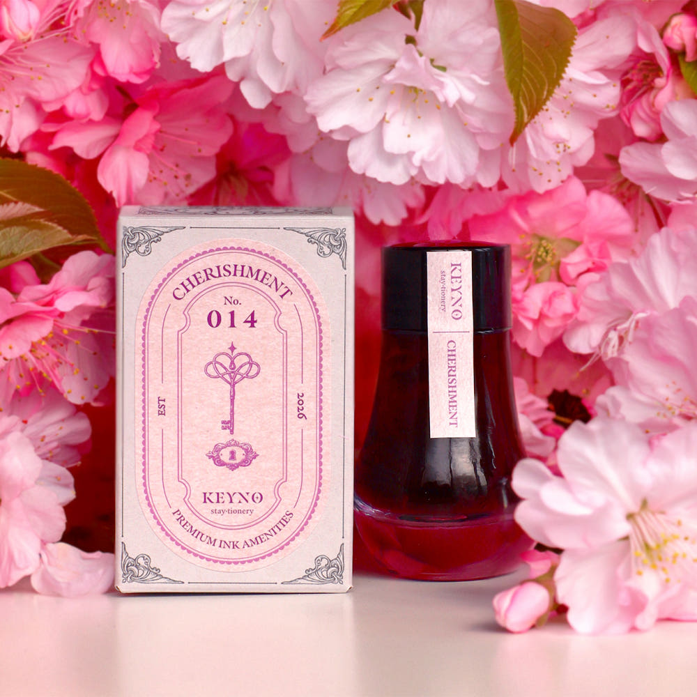 DOMINANT INDUSTRY (ドミナントインダストリー) Keyno Stay.tionery インク 25ml Key No.014. チェリッシュメント