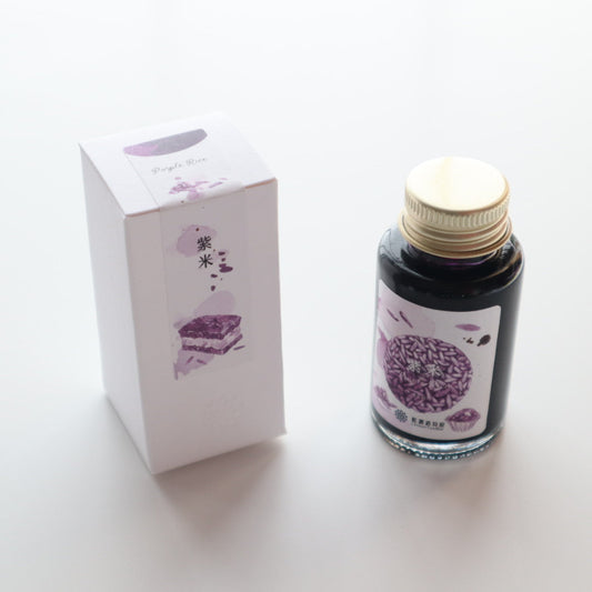 【限定品】藍濃道具屋 インク 30ml 冬令進補(ドンリンジンブ) 紫米(ジィミィ)