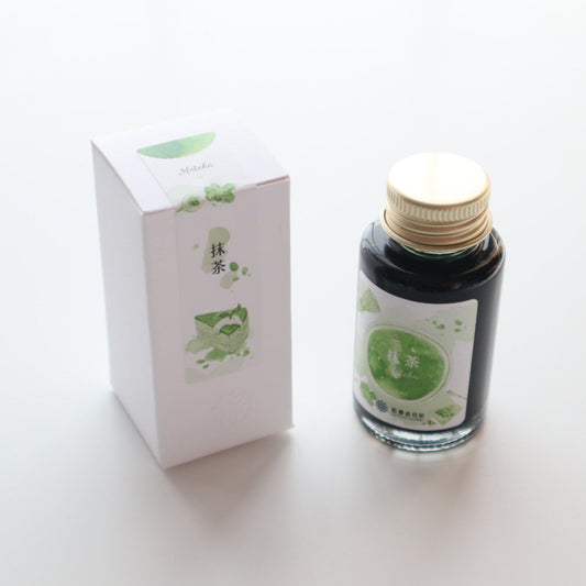 【限定品】藍濃道具屋 インク 30ml 冬令進補(ドンリンジンブ) 抹茶(モーチャ)