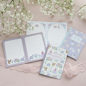 kin.iro.hitode(キンイロヒトデ) 洋書みたいなメッセージカード りすとお庭 x Lavender Tearoom