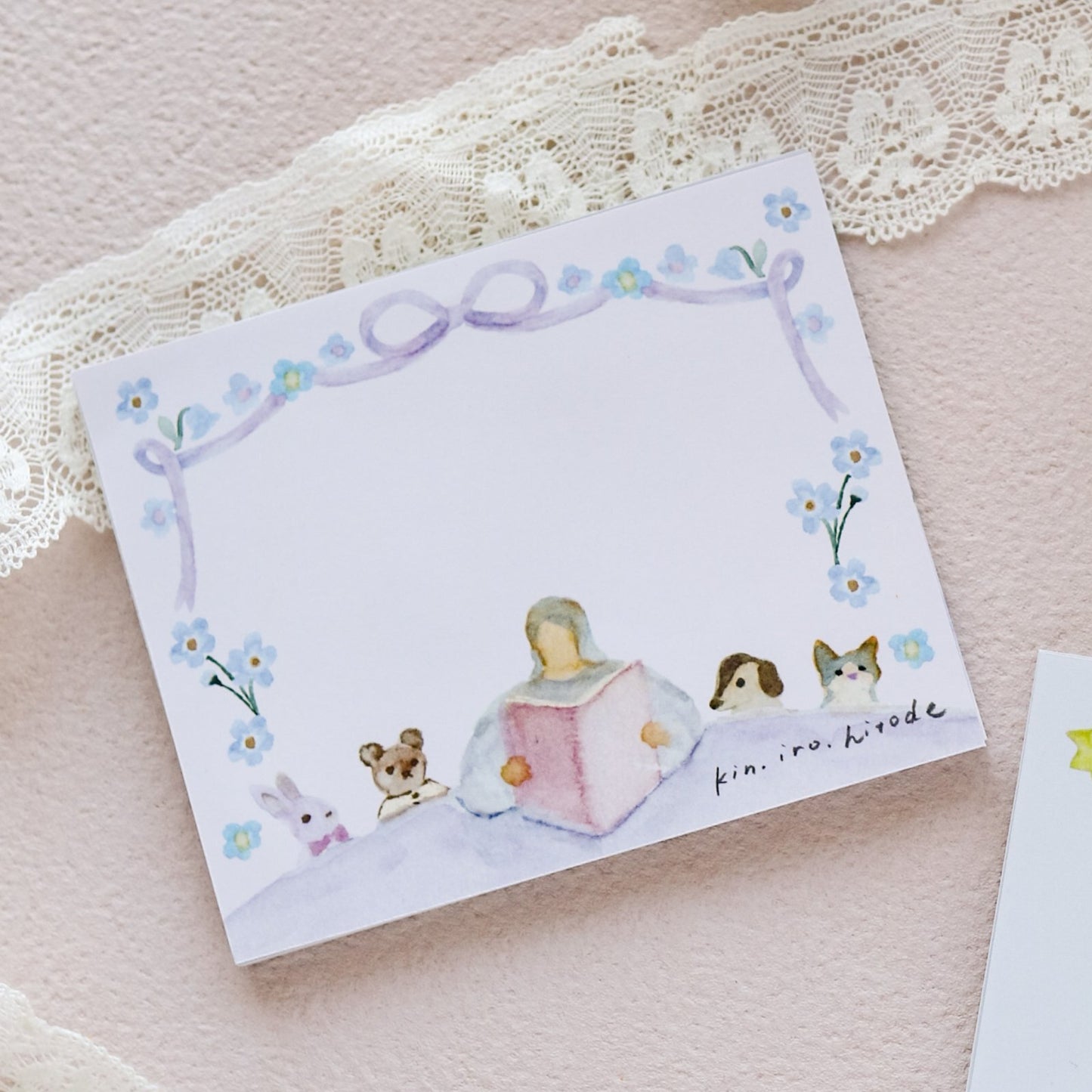 kin.iro.hitode(キンイロヒトデ) メモ帳 読み聞かせ