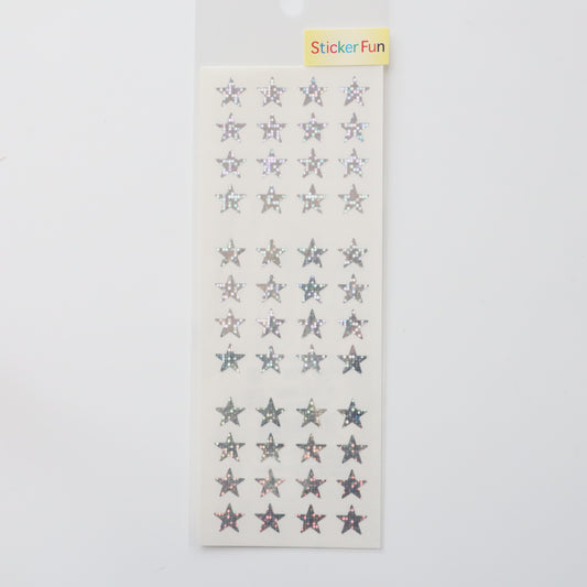 奥山商会 スターシール 星4列 銀