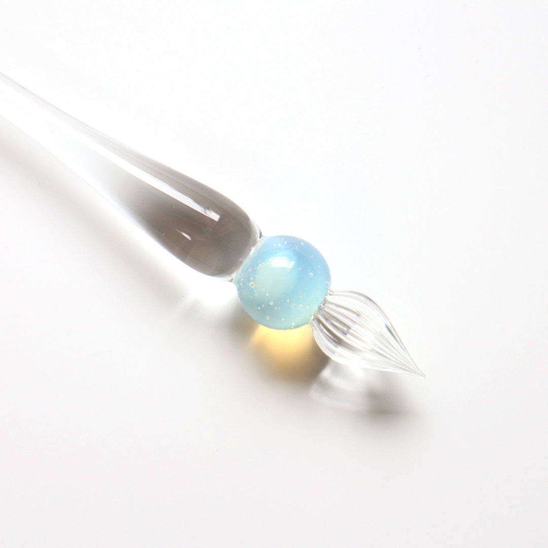 ぐり工房 ガラスペン グラマラスショート Clear/Opal