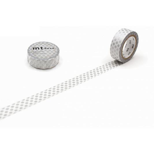 カモ井加工紙 mt deco マスキングテープ ドット・銀