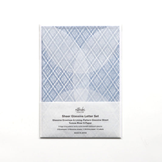HIGHTIDE(ハイタイド) attaché シアーグラシンレターセット ブルー