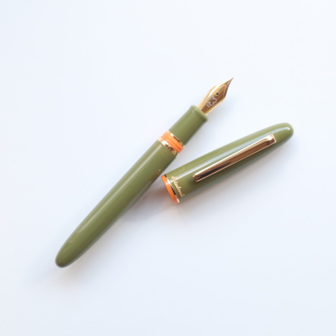 【限定品】Esterbrook(エスターブルック) 万年筆 エスティー・バック・トゥ・ザ・ランド カーキーリーフ 極細字/細字/中字/スタブ