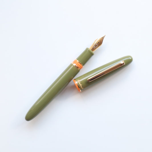 【限定品】Esterbrook(エスターブルック) 万年筆 エスティー・バック・トゥ・ザ・ランド カーキーリーフ 極細字/細字/中字/スタブ