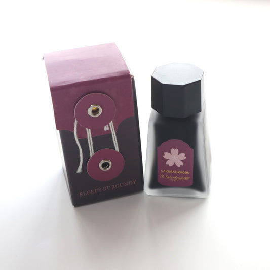 【限定品】Esterbrook(エスターブルック) SakuraStreet ボトルインク30ml Sleepy Burgundy(バーガンディ)