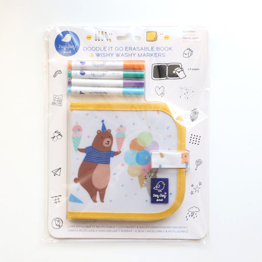 Jaq Jaq Bird(ジャクジャクバード) 消せる落書きブック ミニ Bear