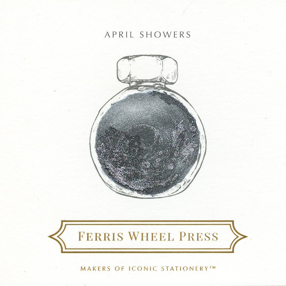 【廃番品】FERRIS WHEEL PRESS(フェリスホイールプレス) インク 38ml THE MORNINGSIDE エープリル シャワー 【ラメ入り】