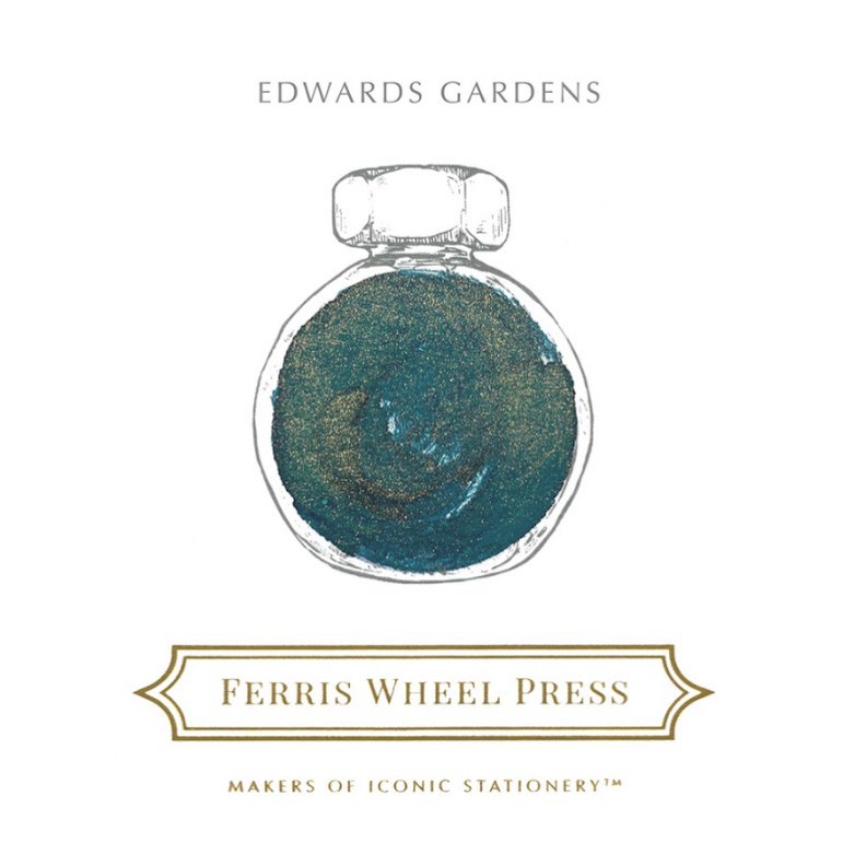 【廃番品】FERRIS WHEEL PRESS(フェリスホイールプレス) インク 38ml TWILIGHT GARDEN エドワーズ ガーデン【ラメ入り】