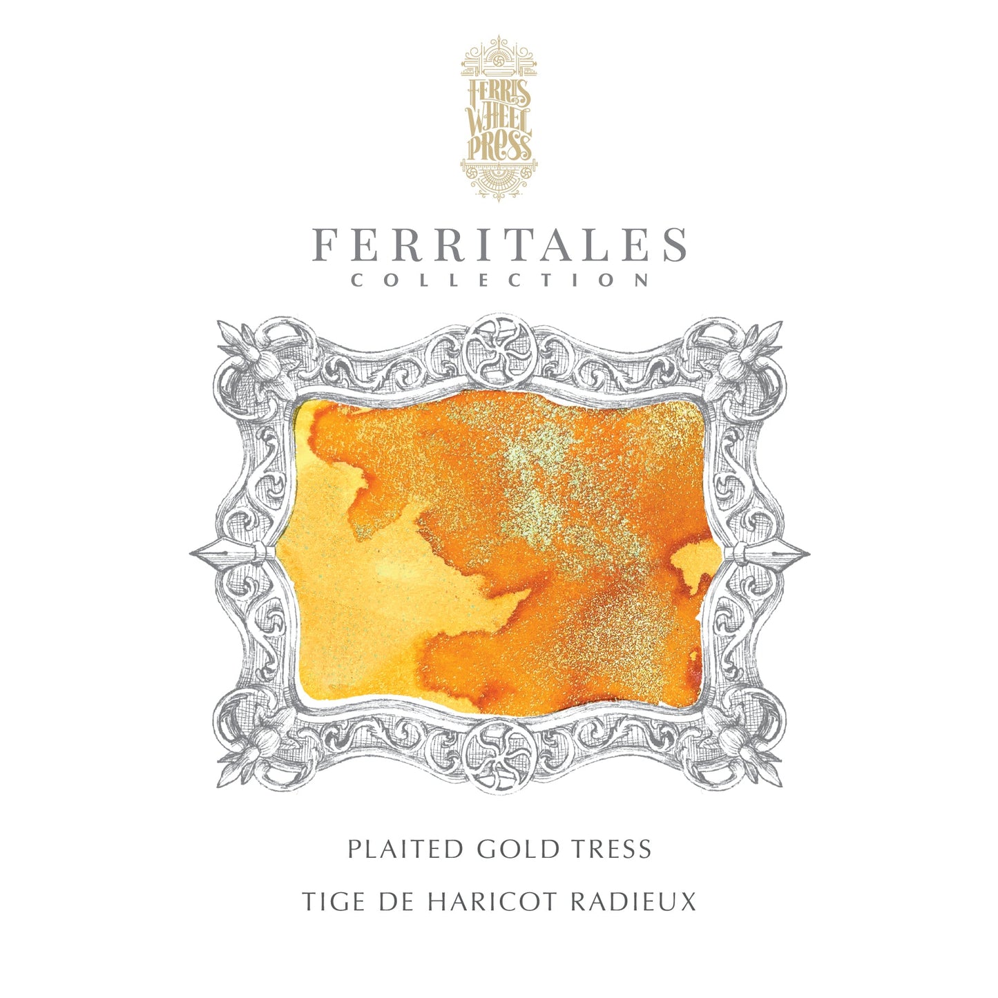 FERRIS WHEEL PRESS(フェリスホイールプレス) インク 20ml FERRITALES プレイテッド ゴールド トレス【ラメ入り】