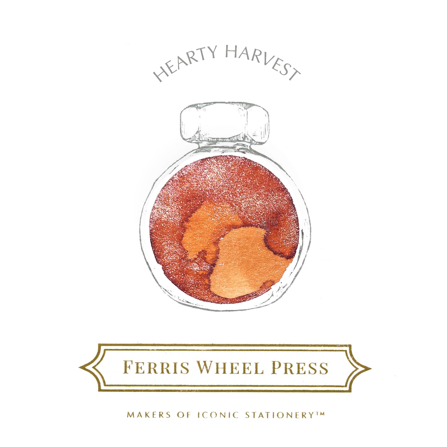 FERRIS WHEEL PRESS(フェリスホイールプレス) インク 38ml Frosted Carnival ハーティーハーベスト【ラメ入り】